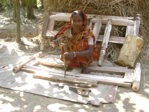 Bangla Frau Sobhura Holz